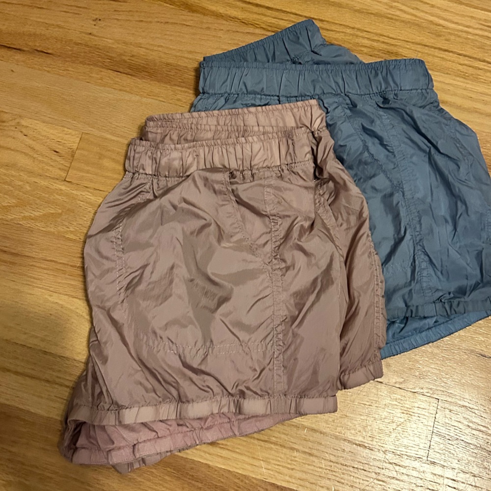 Free People Movement Shorts Bundle Light Purple / Blue Athletic Shorts